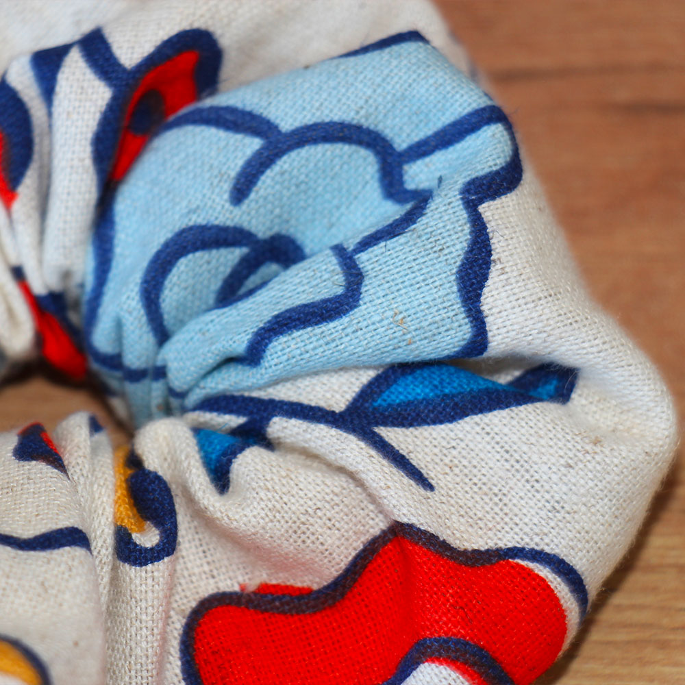 chouchou cheveux motif coloré Marmull